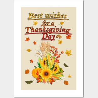 Thanksgiving Thankful Family Posters and Art